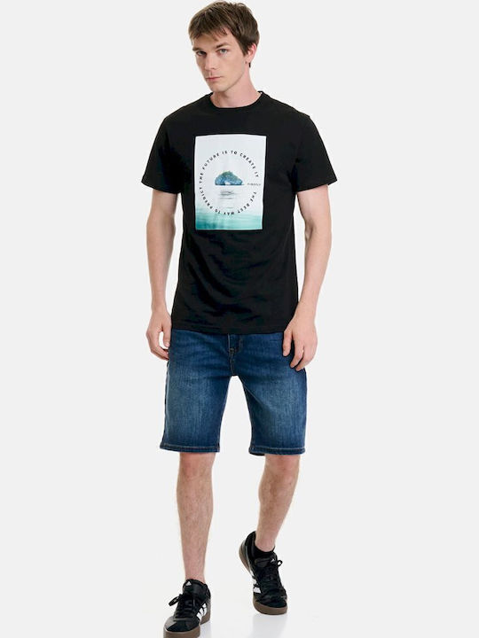 T-shirt Μαύρο