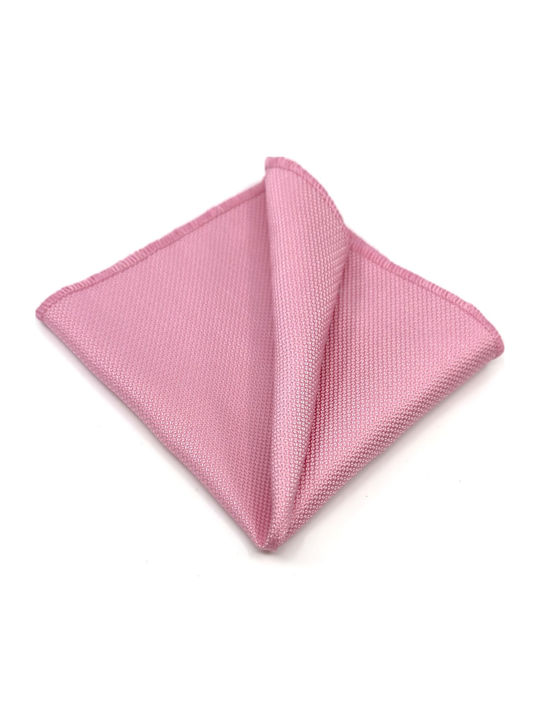 Legend Accessories Σετ Ανδρικής Γραβάτας Μονόχρωμη σε Ροζ Χρώμα