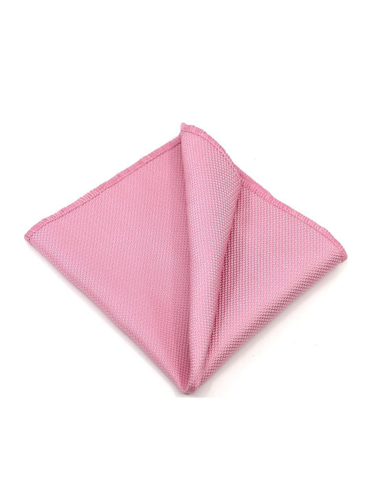 Legend Accessories Σετ Ανδρικής Γραβάτας Μονόχρωμη σε Ροζ Χρώμα