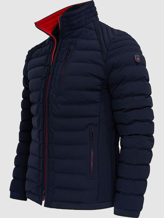 Molecule Molm Winter Jacket Darknavy/ Red