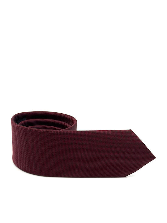 Legend Accessories ΤΥΠΟΥ OXFORD Σετ Ανδρικής Γραβάτας Συνθετική Μονόχρωμη σε Μπορντό Χρώμα
