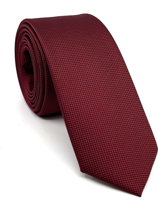 Legend Accessories Synthetic Men's Tie Set Monochrome Burgundy