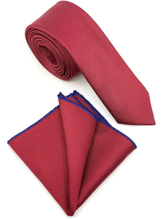 Legend Accessories Подредба Мъжка Вратовръзка Синтетична Монохромна в Бордо Цвят