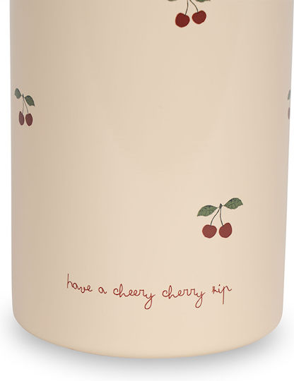 Konges Slojd Kids Water Bottle Thermos Stainless Steel Burgundy 350ml