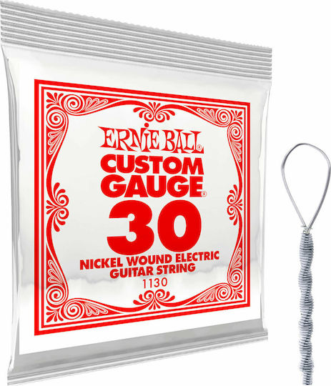 Ernie Ball Loop End Μονή Χορδή Nickel Wound Λαούτου 30"