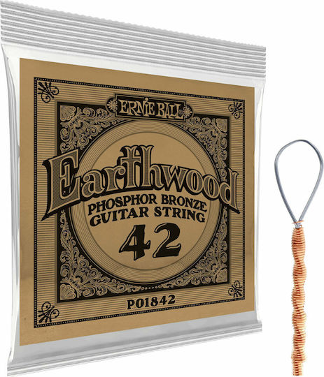 Ernie Ball Earthwood Loop End Single Phosphor Bronze Lute String 42