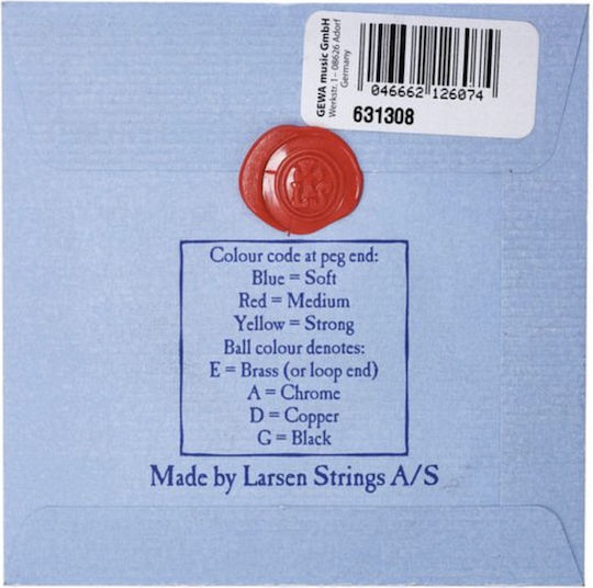 Larsen Coardă Individuală pentru Vioară 4/4 SingleString E Gold 4/4