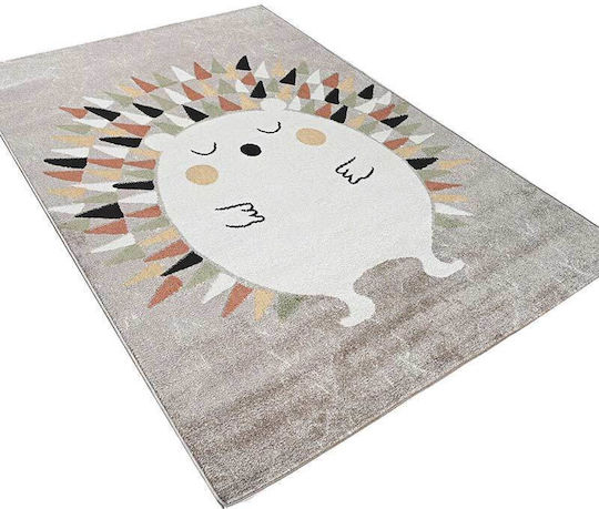 Carousel Hedgehog Παιδικό Χαλί Γκρι 160x230cm
