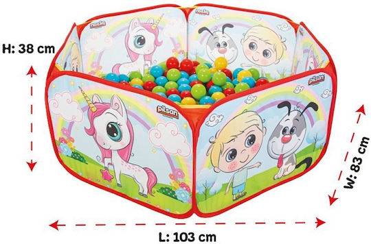Pilsan Ball Pit 40.5x48x40cm. for 1+ Years Years Multicolored