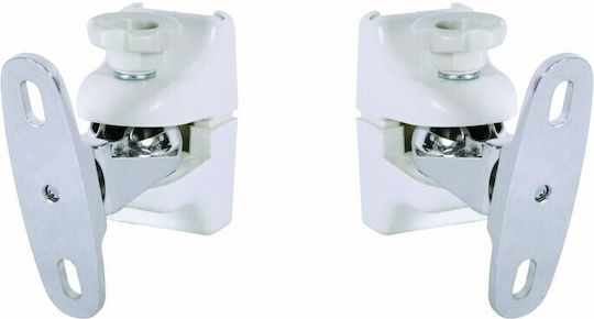 B Tech Bt332/w Speaker Wall Mount 1mbtg005 Chrome Black