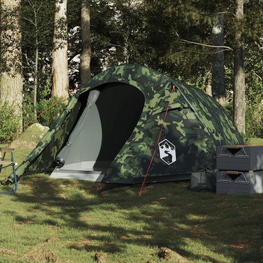 vidaXL Summer Camping Tent Tunnel Green for 2 People 272x233x90cm Variation