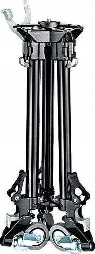 Manfrotto Automatischer Faltbarer Dolly - Schwarze Basis Dreibeinstativ - Dolly