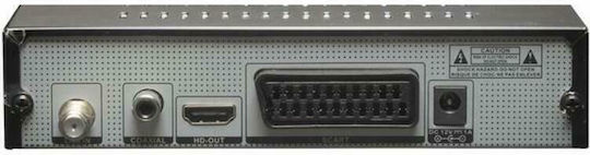 Denver Satellite Decoder DVBS-206HD Full HD (1080p) DVB-S2 in Black Color