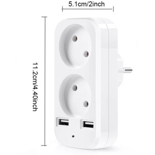 Cameră Spion Iuni Ad1 Dual Adapter 16 Gb Wi-fi Full Hd Senzor de Mișcare