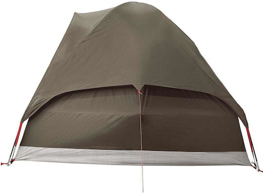 vidaXL Campingzelt Iglu Braun für 2 Personen 220x156x123cm