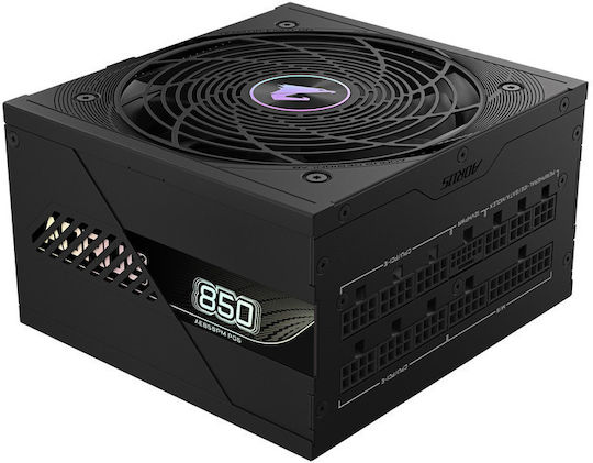 Gigabyte Aorus Elite P850W 850W Μαύρο Τροφοδοτικό Υπολογιστή Full Modular 80 Plus Platinum