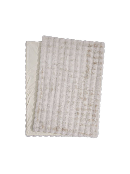 Butlers Belle Epoque Pătură Polar Fleece Simplă 150x200 cm Bej