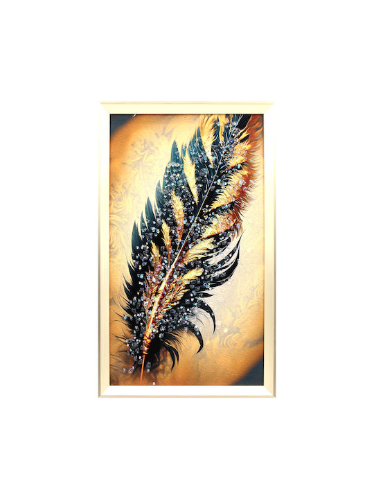 Keskor Threefold Painting Wooden 90x50cm