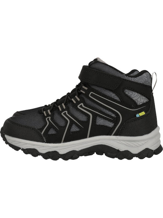 Whistler Kids Hiking Boots Waterproof with Velcro Black