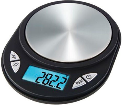 Xavax Digital Kitchen Scale Up To 0.5kg Black