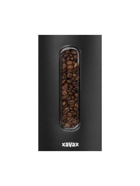Xavax Кутия за Кафе / Паста / Захар с Капак от Неръждаема Стомана Черна 1300мл 1 Брой
