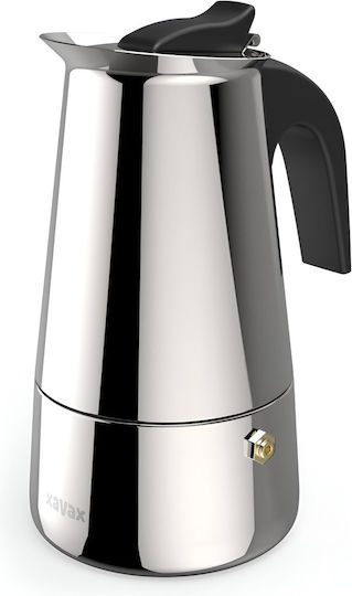Xavax Ηλεκτρικό Μπρίκι Espresso 4cups Inox Ασημί