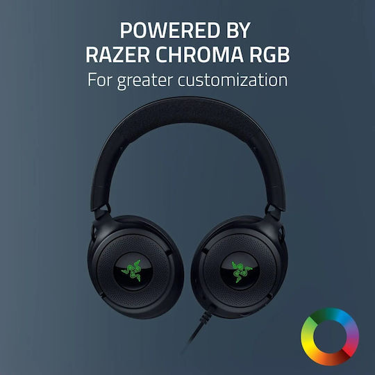 Razer Kraken V4 X Căști Gaming Over Ear cu Conectare USB pentru Nintendo Switch / PC / PS4 / PS5