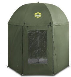 Delphin Thunder Fullwall Σπαστή Ομπρέλα Θαλάσσης Διαμέτρου 2.5m με Σκίαστρο Πράσινη