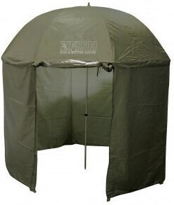 Zfish Royal Folding Beach Umbrella Diameter 2.5m Green
