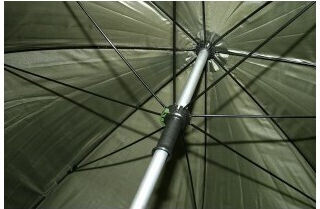 Zfish Royal Folding Beach Umbrella Diameter 2.5m Green