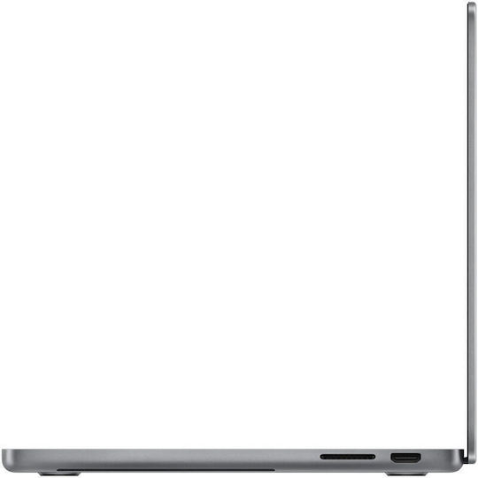 Apple MacBook Pro (2023) 14,2" Retina Display 120Hz (M3-8-Kern/24GB/512GB SSD/10-Kern-GPU) mit Ladegerät 96W Silber (Tastatursprache Internationales Englisch)