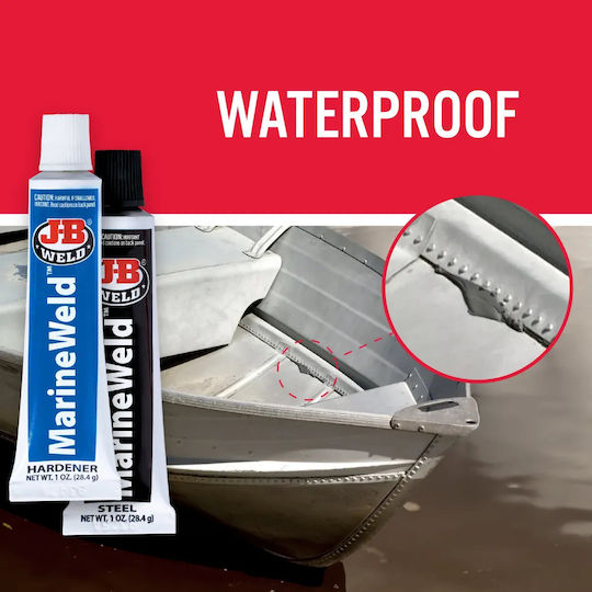 Εποξική Κόλλα Δύο Συστατικών Marineweld Twin Tube 2 Oz Σκουρο Γκρι 56.8gr
