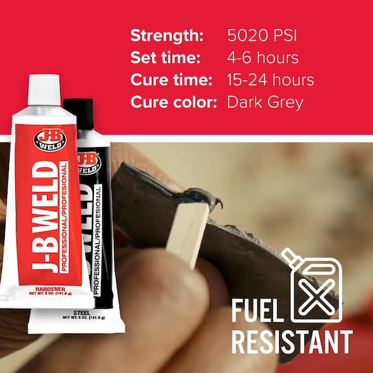 Епоксидна Клей 2 Компоненти J-B WELD™ TWIN TUBE - 10 OZ Тъмно Сив 284гр