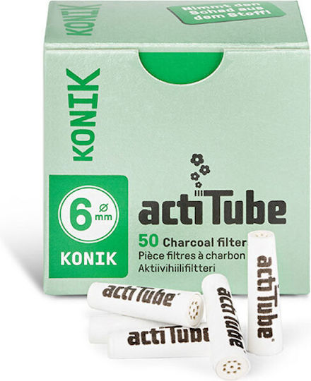 ActiTube Extra Slim Φίλτρα Πίπας 50τμχ (10 Συσκευασίες)
