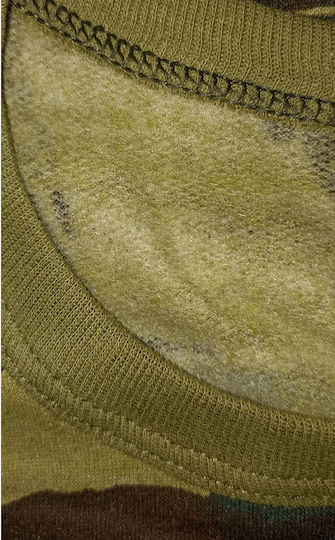 Joinstores Long Sleeve Set Greek Camouflage Sweatshirt 100% Cotton Khaki