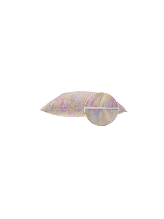 Happynest Small Pillow Pink Floral Pattern 40/40 Cm 30% Goose Down