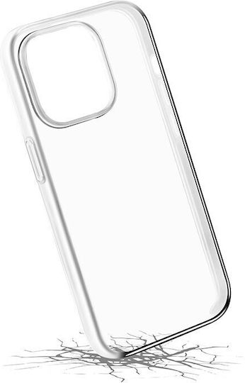 Puro Impact Umschlag Rückseite Silikon Transparent (iPhone 14 Pro)