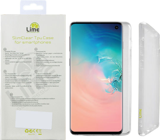 Lime Slimclear Back Cover Σιλικόνης Πράσινο (Galaxy S10)