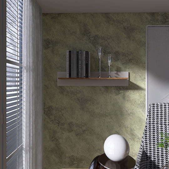 Nordic Wall Shelf Gold 100x18x20cm