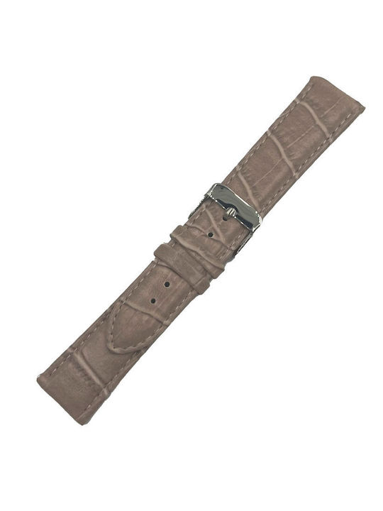ByLeather Δερμάτινο Λουράκι Μπεζ 16mm