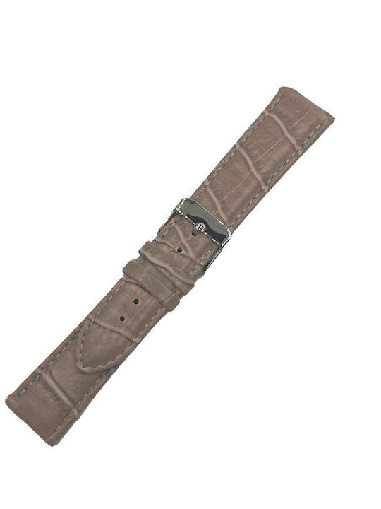 ByLeather Δερμάτινο Λουράκι Μπεζ 14mm