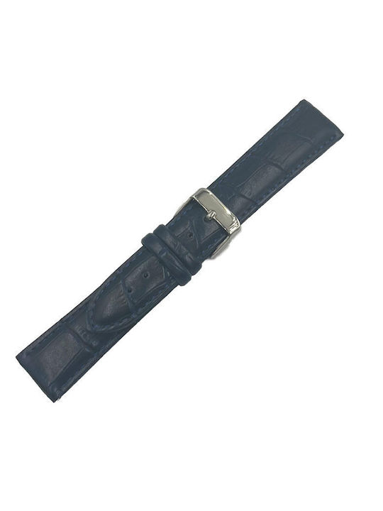 ByLeather Δερμάτινο Λουράκι Μπλε 24mm