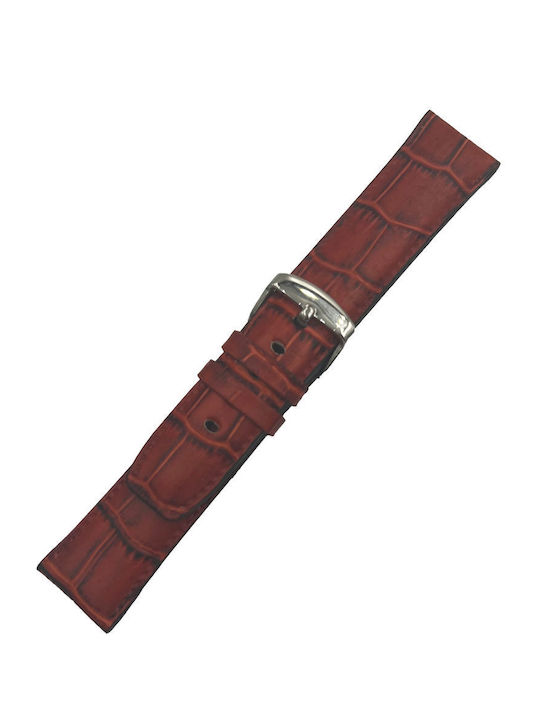 ByLeather Δερμάτινο Λουράκι Πορτοκαλί 18mm