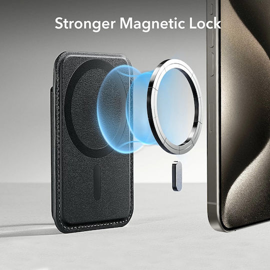 ESR MagSafe Card Case Magnetic Wallet Boost HaloLock Caramel Brown