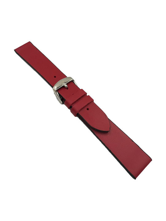 ByLeather Δερμάτινο Λουράκι Κόκκινο 18mm