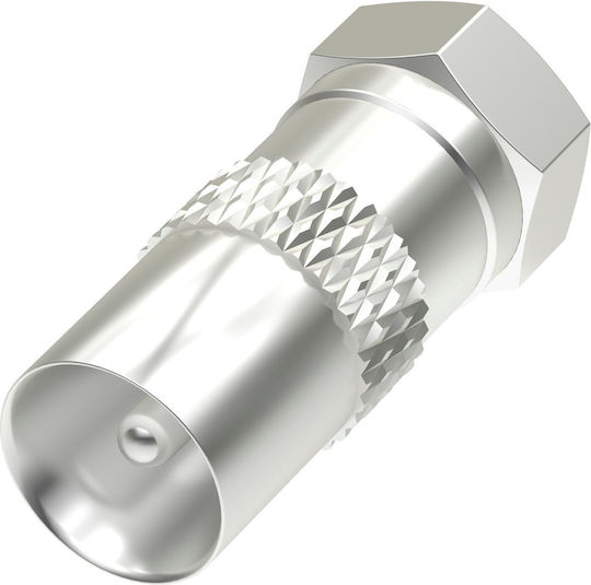 Hama 205221 Coaxial Cable Connector Male To Female