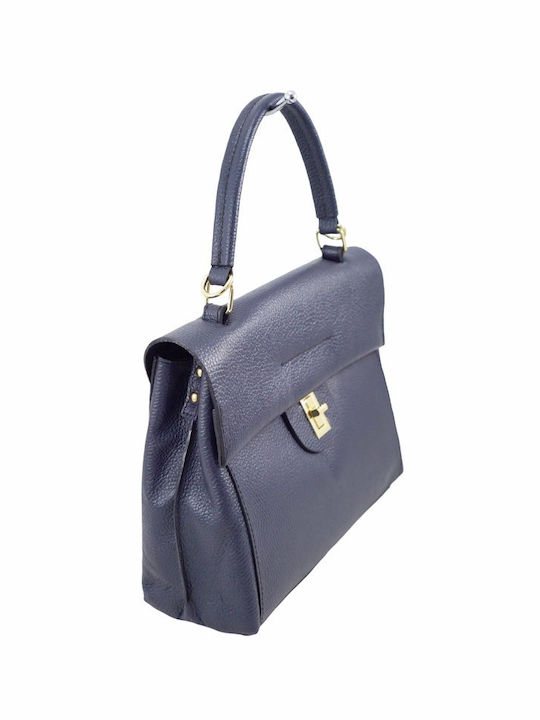 Mybag Leather Women's Bag Shoulder Blue