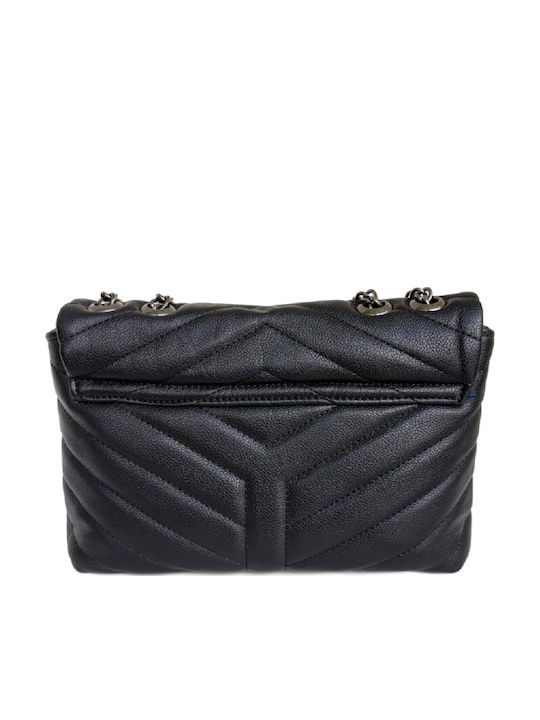 Leather Women's Bag Shoulder Black