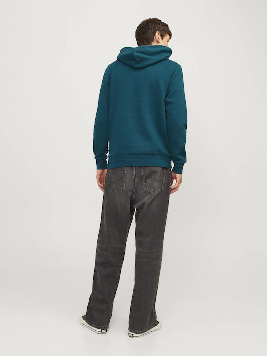 Sweatshirt mit Kapuze Petrol (Item J062)