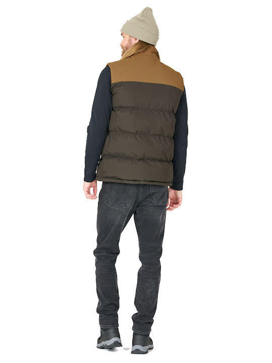 Без Ръкав Puffer Кафяв